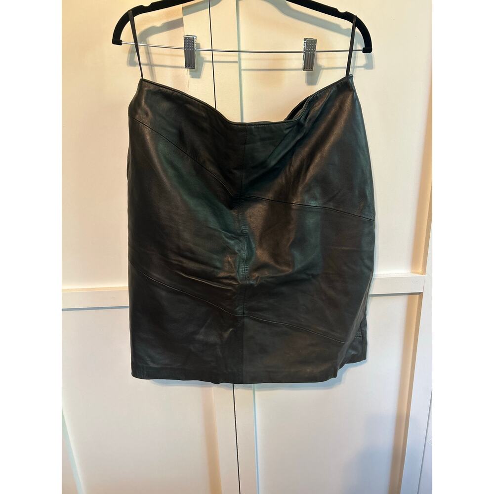 Style & Co Collection Leather Skirt 14